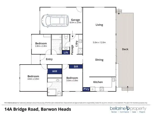 Floorplan of Homely house listing, 14 Bridge Road, Barwon Heads VIC 3227
