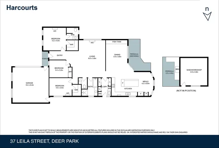 Floorplan of Homely house listing, 37 Leila Street, Deer Park VIC 3023