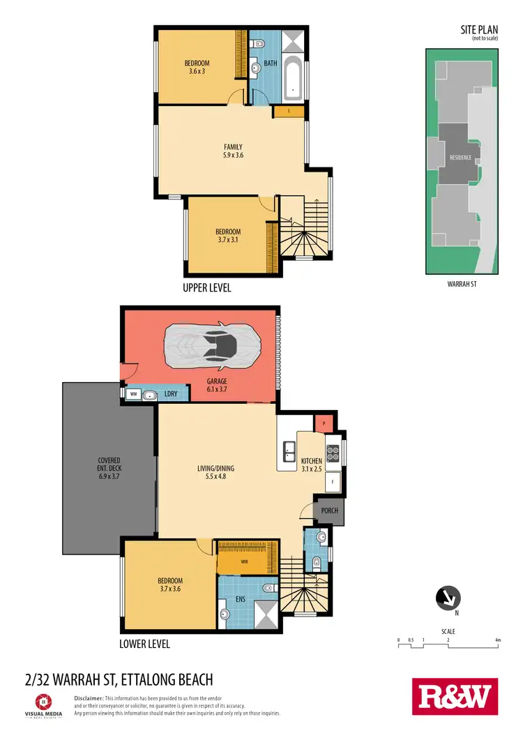 Floorplan of Homely townhouse listing, 2/32 Warrah Street, Ettalong Beach NSW 2257