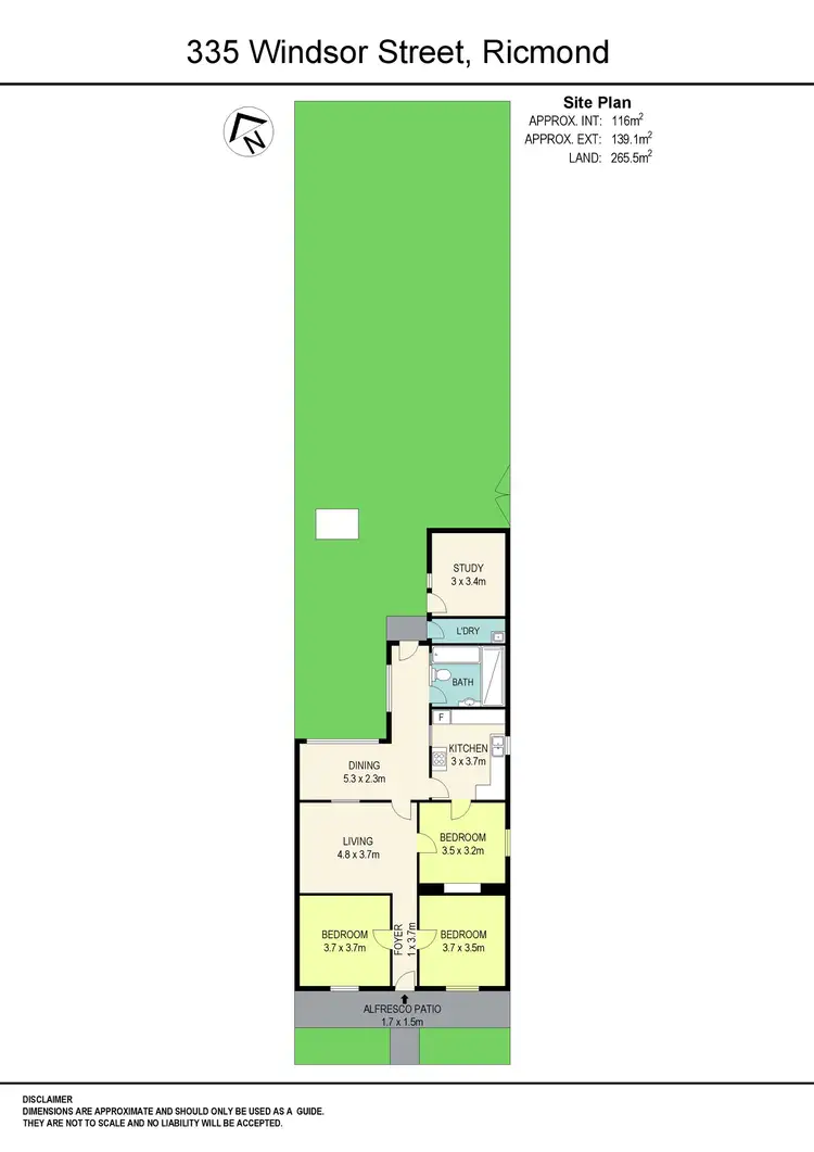 Floorplan of Homely house listing, 335 Windsor Street, Richmond NSW 2753