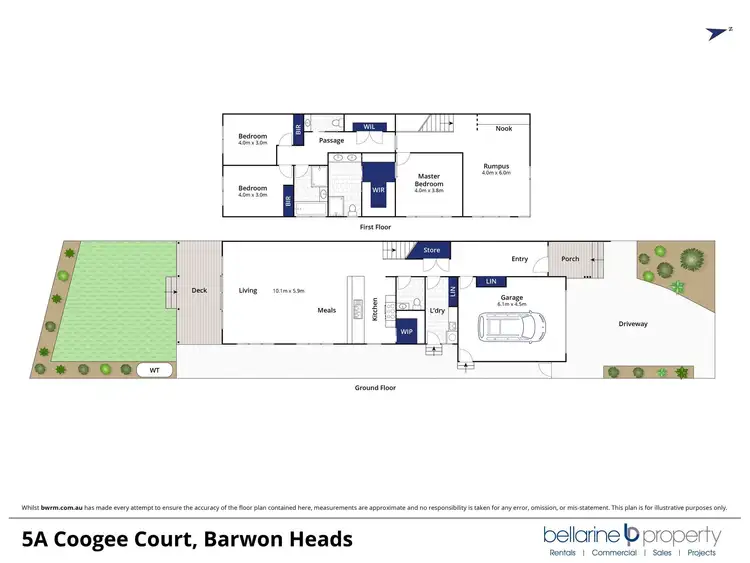 Floorplan of Homely townhouse listing, 5A Coogee Court, Barwon Heads VIC 3227