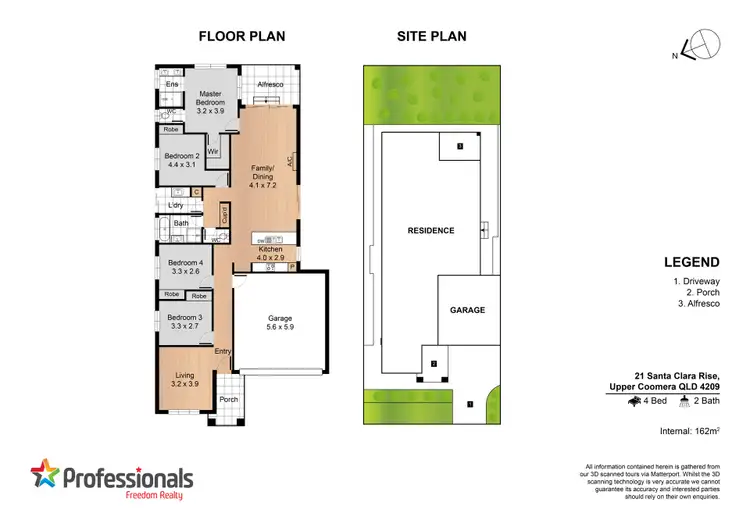 Floorplan of Homely house listing, 21 Santa Clara Rise, Upper Coomera QLD 4209