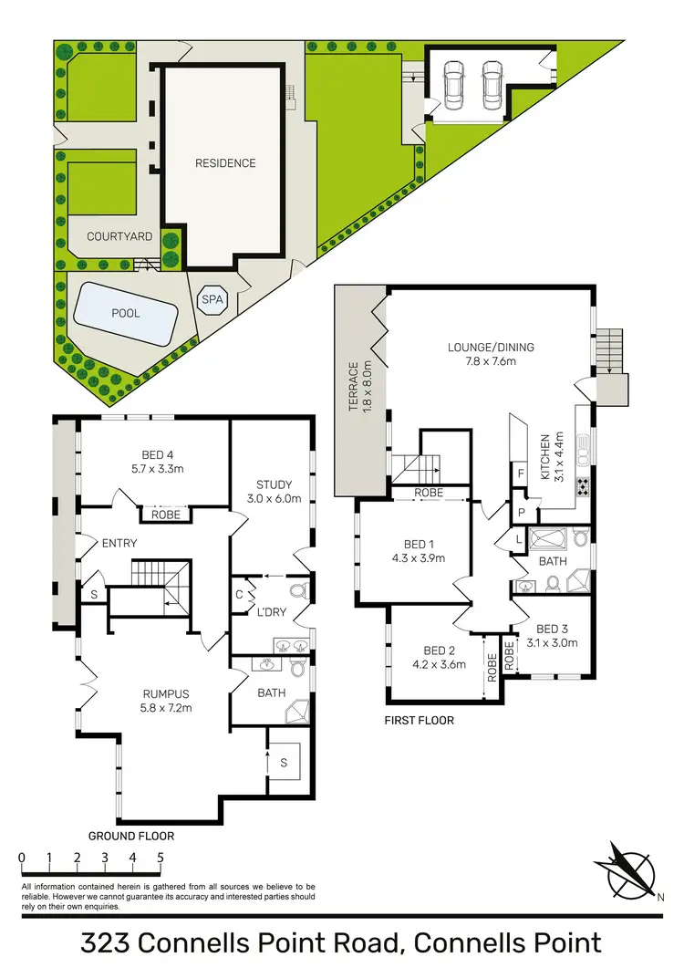 Floorplan of Homely house listing, 323 Connells Point Road, Connells Point NSW 2221