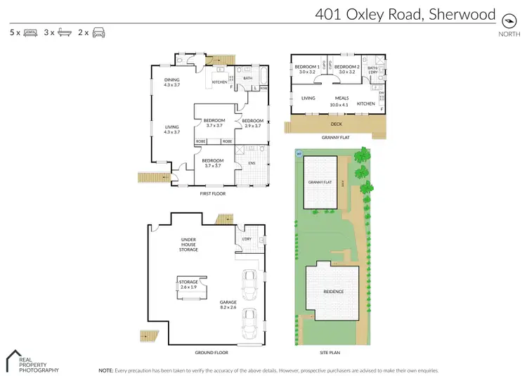 Floorplan of Homely house listing, 401 Oxley Road, Sherwood QLD 4075