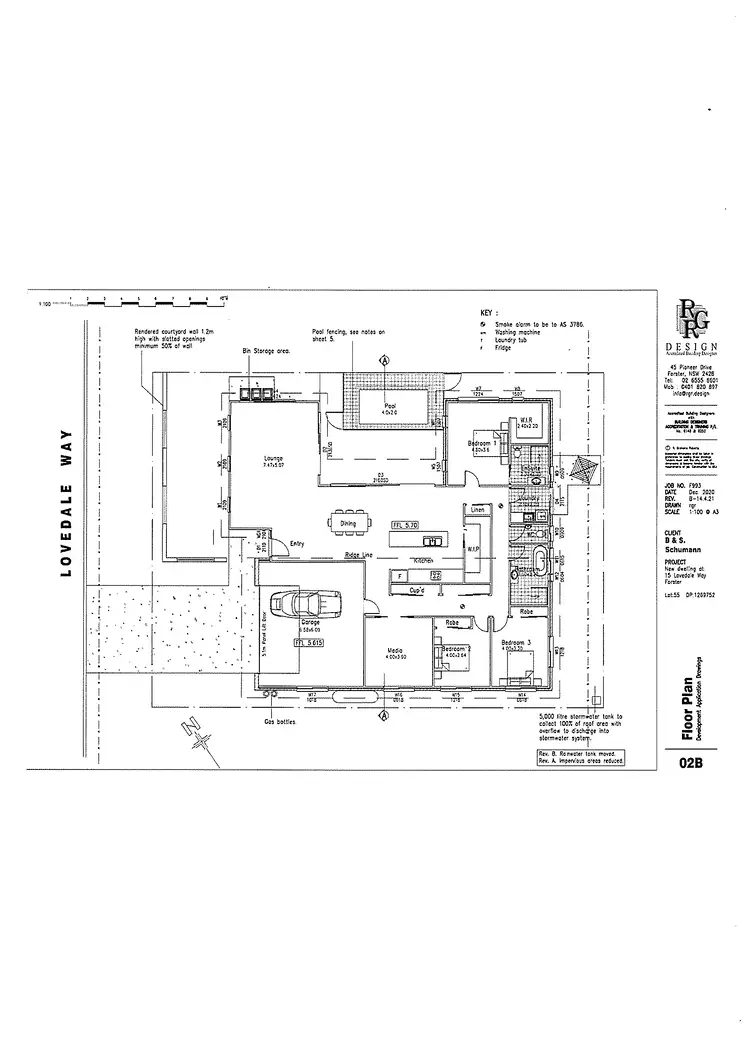 Floorplan of Homely house listing, 15 Lovedale Way, Forster NSW 2428
