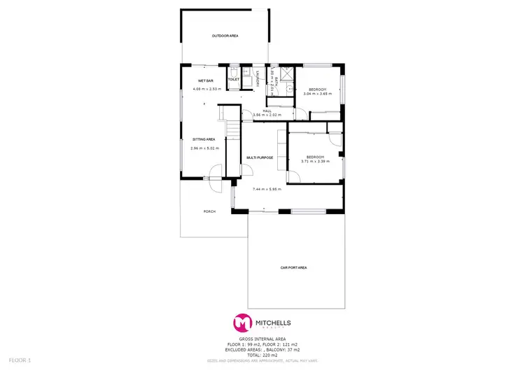 Floorplan of Homely house listing, 43 Helsham Street, Point Vernon QLD 4655