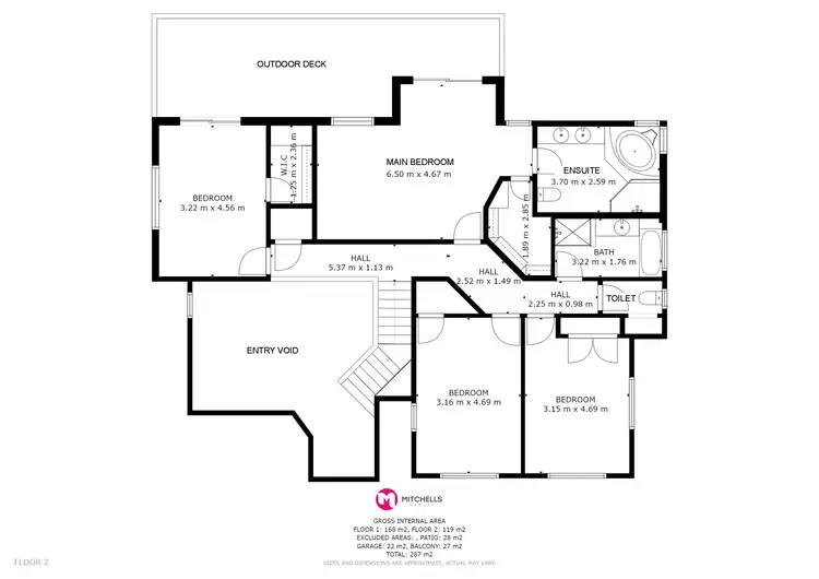 Floorplan of Homely house listing, 3 Cameron Court, Point Vernon QLD 4655