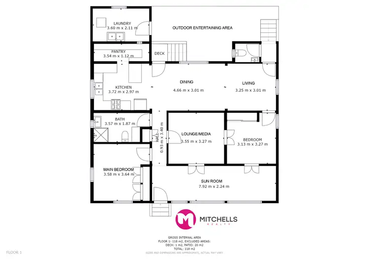 Floorplan of Homely house listing, 16 King Street, Urangan QLD 4655