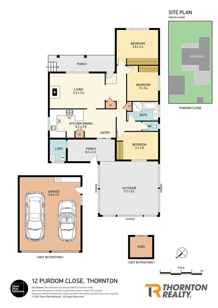 Floorplan of Homely house listing, 12 Purdom Close, Thornton NSW 2322