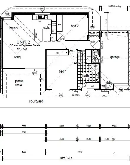 Floorplan of Homely villa listing, 2/1 Telopea Street, Booker Bay NSW 2257