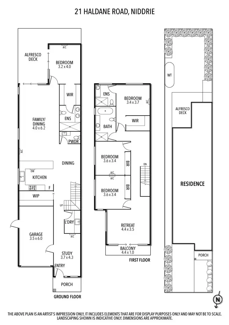 Floorplan of Homely house listing, 21 Haldane Road, Niddrie VIC 3042