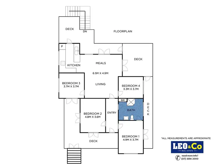Floorplan of Homely house listing, 84 Edmondstone Street, Newmarket QLD 4051