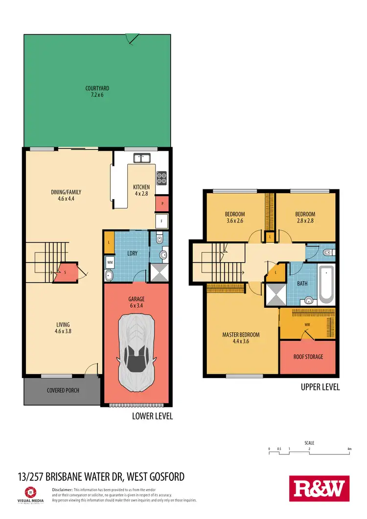 Floorplan of Homely townhouse listing, 13/257 Brisbane Water Drive, West Gosford NSW 2250