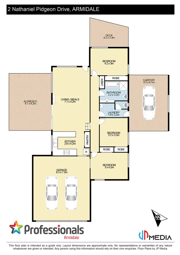 Floorplan of Homely house listing, 2 Nathaniel Pidgeon Drive, Armidale NSW 2350