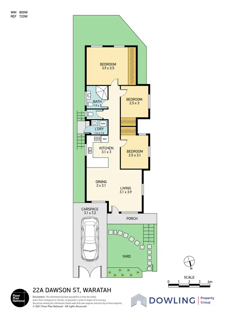 Floorplan of Homely house listing, 22a Dawson Street, Waratah NSW 2298