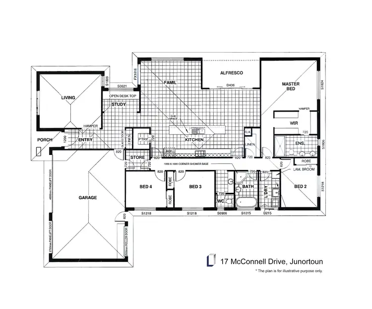 Floorplan of Homely house listing, 17 McConnell Drive, Junortoun VIC 3551