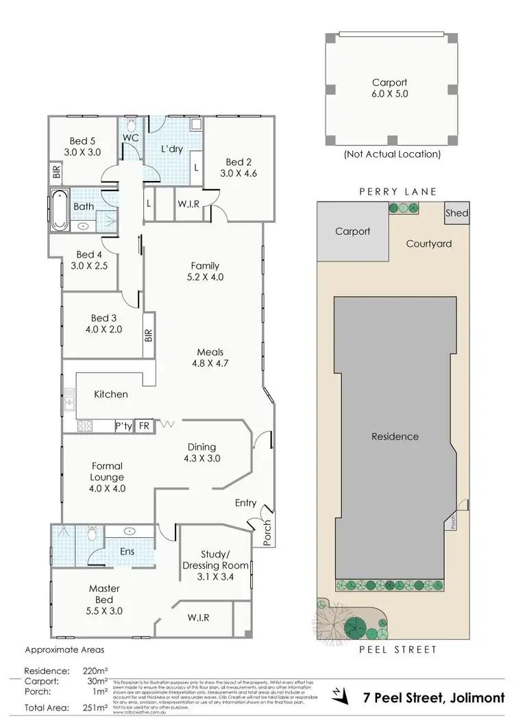 Floorplan of Homely house listing, 7 Peel Street, Jolimont WA 6014