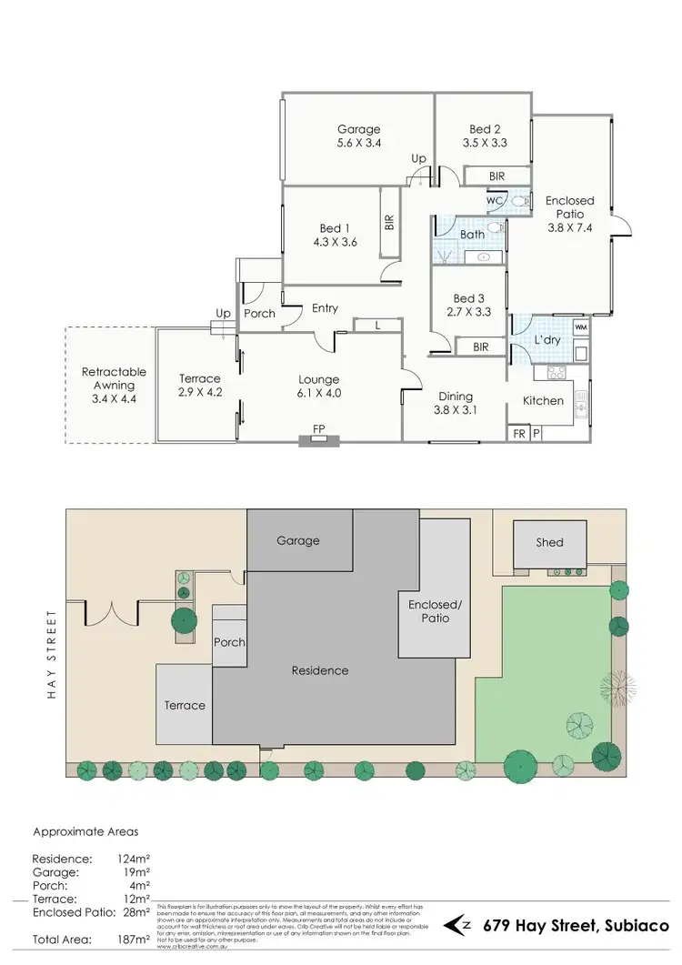 Floorplan of Homely house listing, 679 Hay Street, Jolimont WA 6014