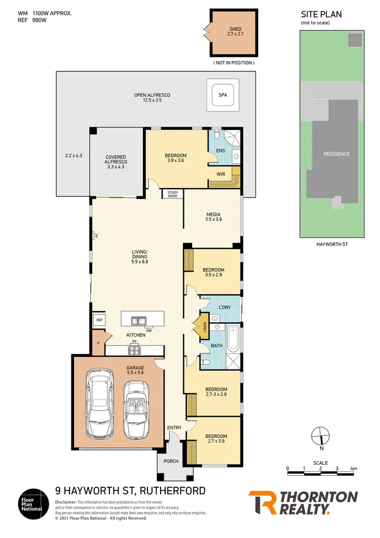 Floorplan of Homely house listing, 9 Hayworth Street, Rutherford NSW 2320