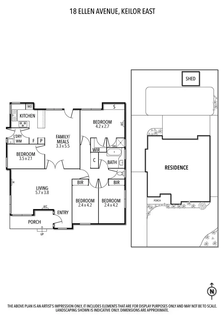 Floorplan of Homely house listing, 18 Ellen Avenue, Keilor East VIC 3033