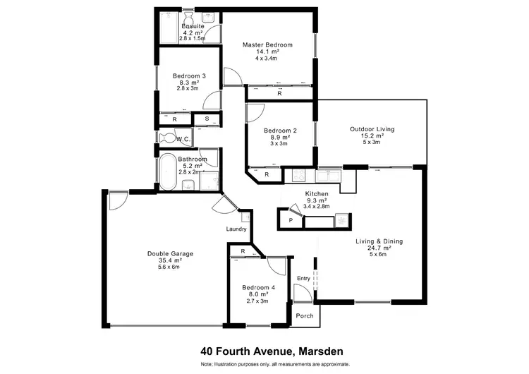 Floorplan of Homely house listing, 40 Fourth Avenue, Marsden QLD 4132
