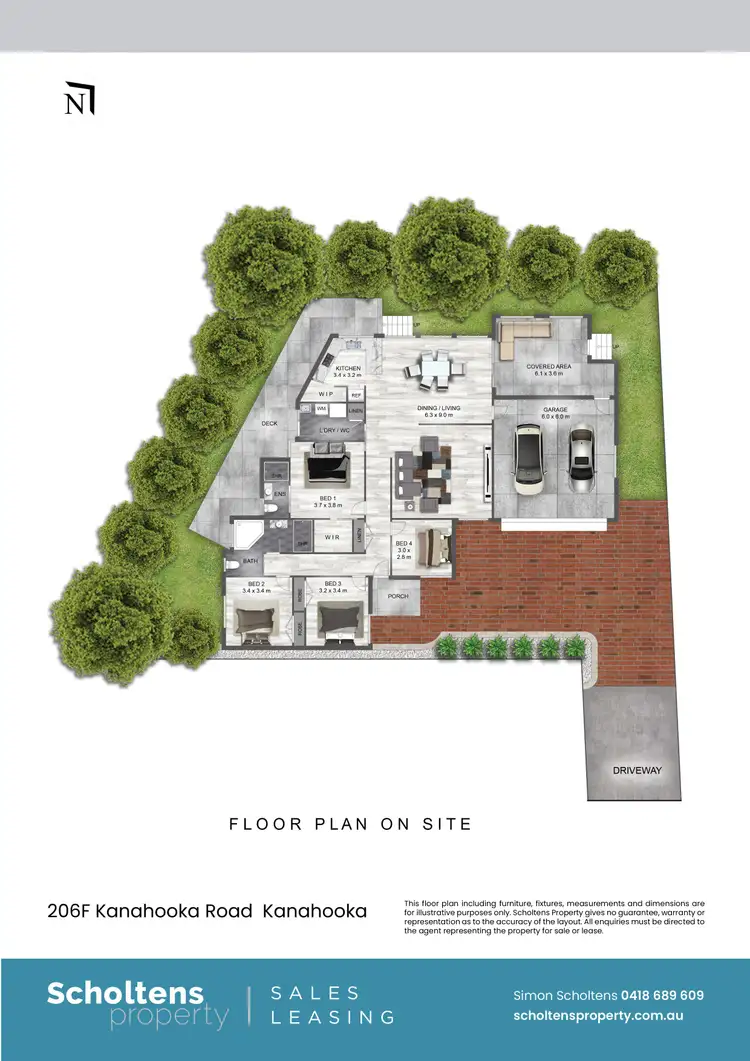 Floorplan of Homely house listing, 206F Kanahooka Road, Kanahooka NSW 2530