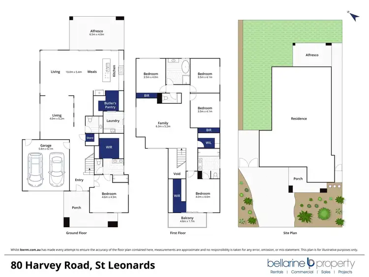Floorplan of Homely house listing, 80 Harvey Road, St Leonards VIC 3223