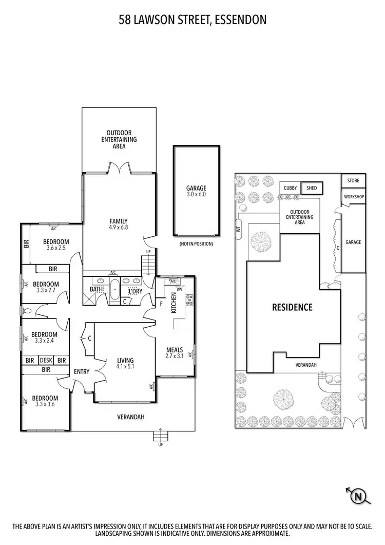 Floorplan of Homely house listing, 58 Lawson Street, Essendon VIC 3040