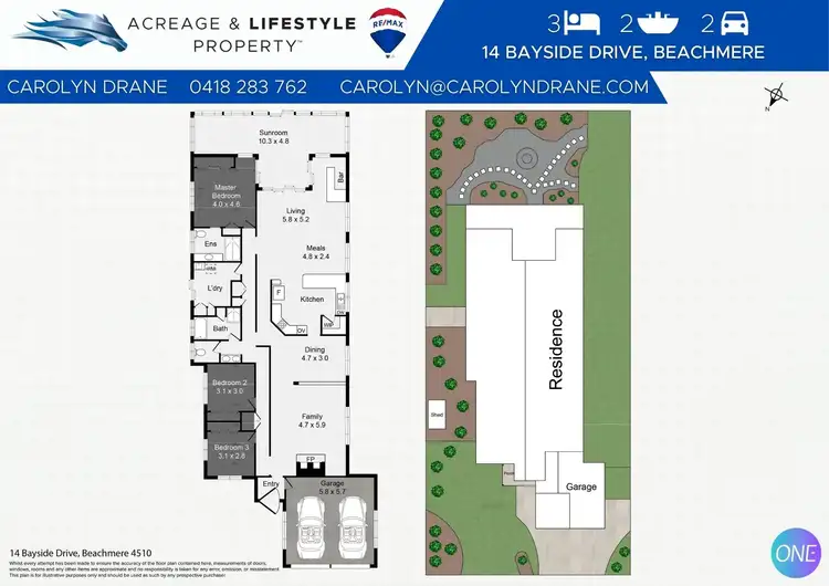 Floorplan of Homely house listing, 14 Bayside Drive, Beachmere QLD 4510