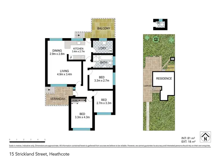 Floorplan of Homely house listing, 15 Strickland Street, Heathcote NSW 2233