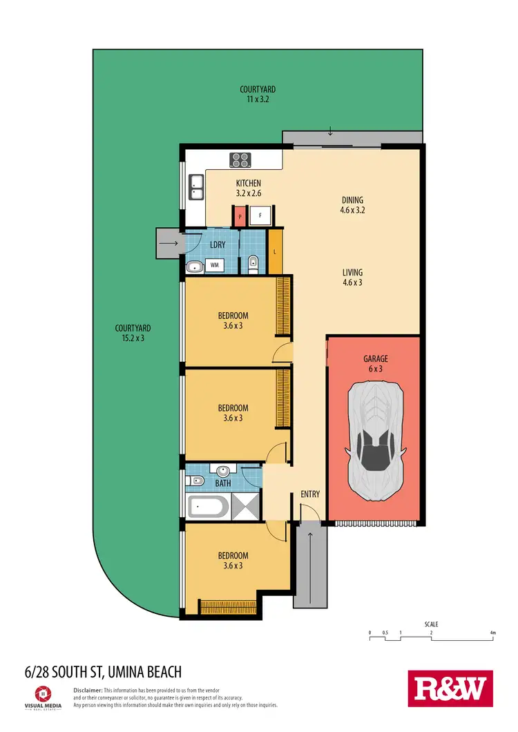 Floorplan of Homely villa listing, 6/28 - 32 South Street, Umina Beach NSW 2257