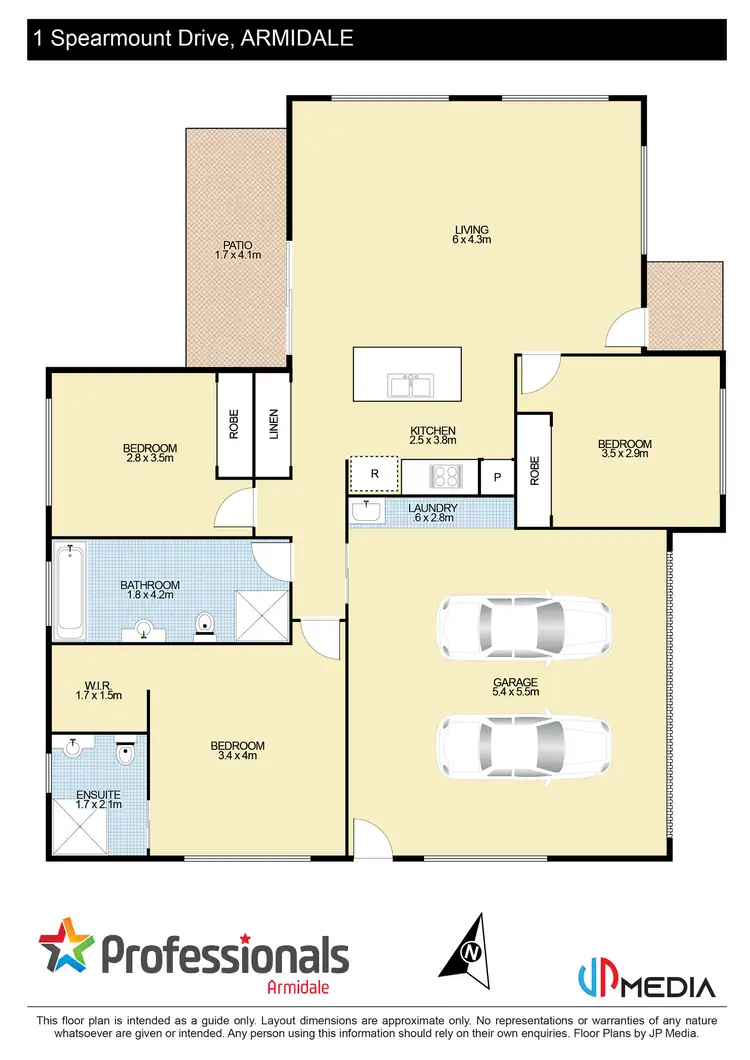Floorplan of Homely house listing, 1 Spearmount Drive, Armidale NSW 2350
