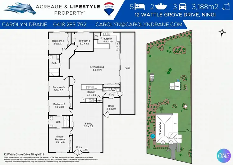 Floorplan of Homely house listing, 12 Wattle Grove Drive, Ningi QLD 4511