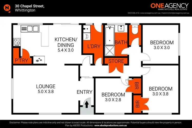 Floorplan of Homely house listing, 30 Chapel, Whittington VIC 3219
