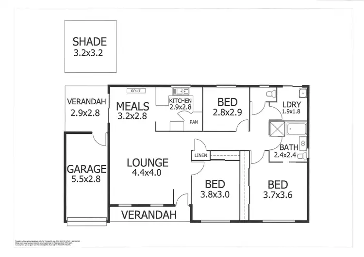 Floorplan of Homely house listing, 15 Lyric Close, Murray Bridge SA 5253