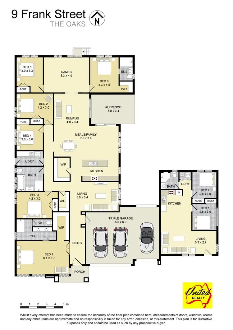Floorplan of Homely house listing, 9 & 9A Frank Street, The Oaks NSW 2570