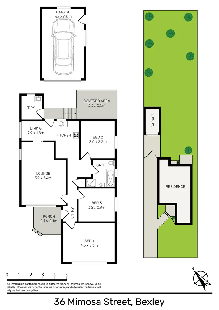 Floorplan of Homely house listing, 36 Mimosa Street, Bexley NSW 2207