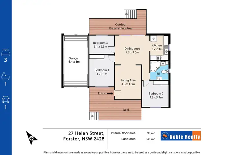 Floorplan of Homely house listing, 27 Helen Street, Forster NSW 2428