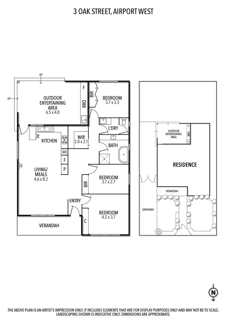 Floorplan of Homely house listing, 3 Oak Street, Airport West VIC 3042