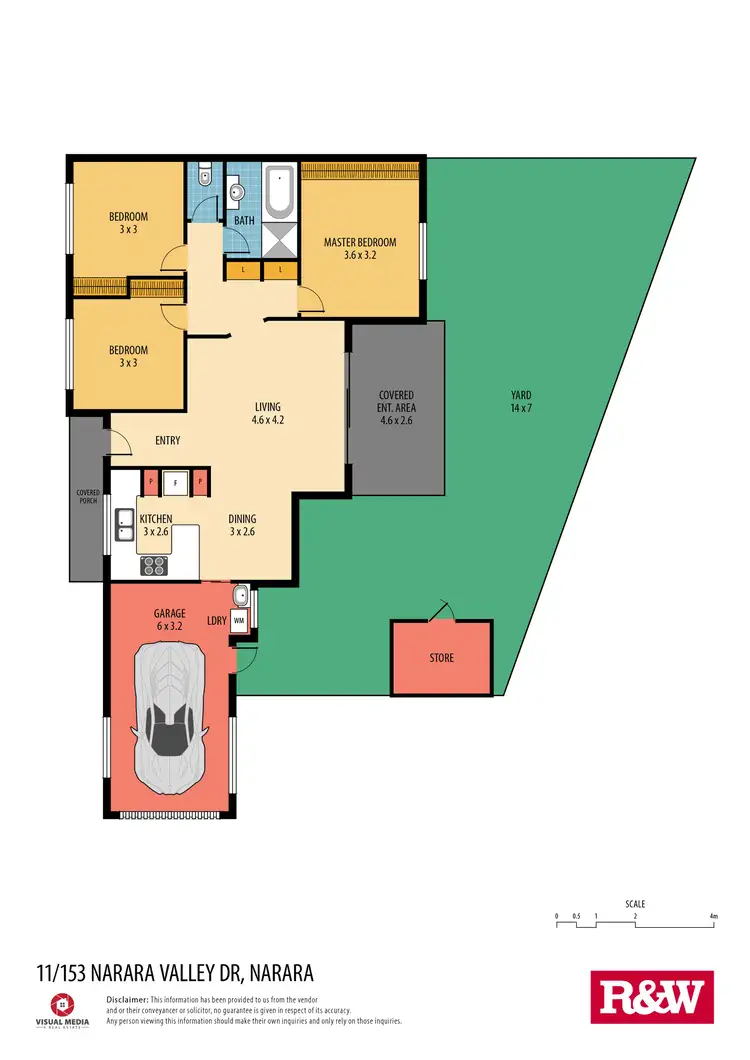 Floorplan of Homely villa listing, 11/153 Narara Valley Drive, Narara NSW 2250
