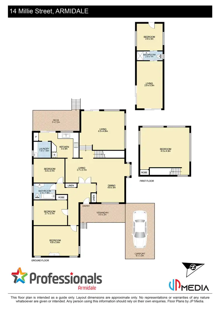 Floorplan of Homely house listing, 14 Millie Street, Armidale NSW 2350