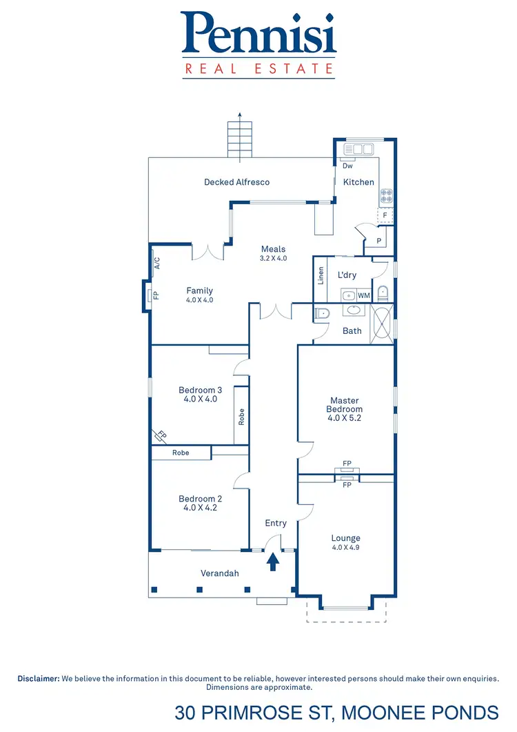 Floorplan of Homely house listing, 30 Primrose Street, Moonee Ponds VIC 3039