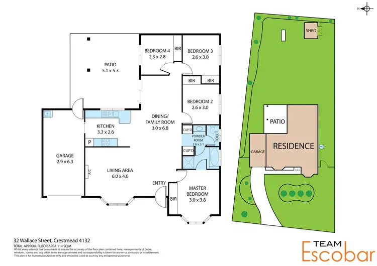 Floorplan of Homely house listing, 32 Wallace Street, Crestmead QLD 4132