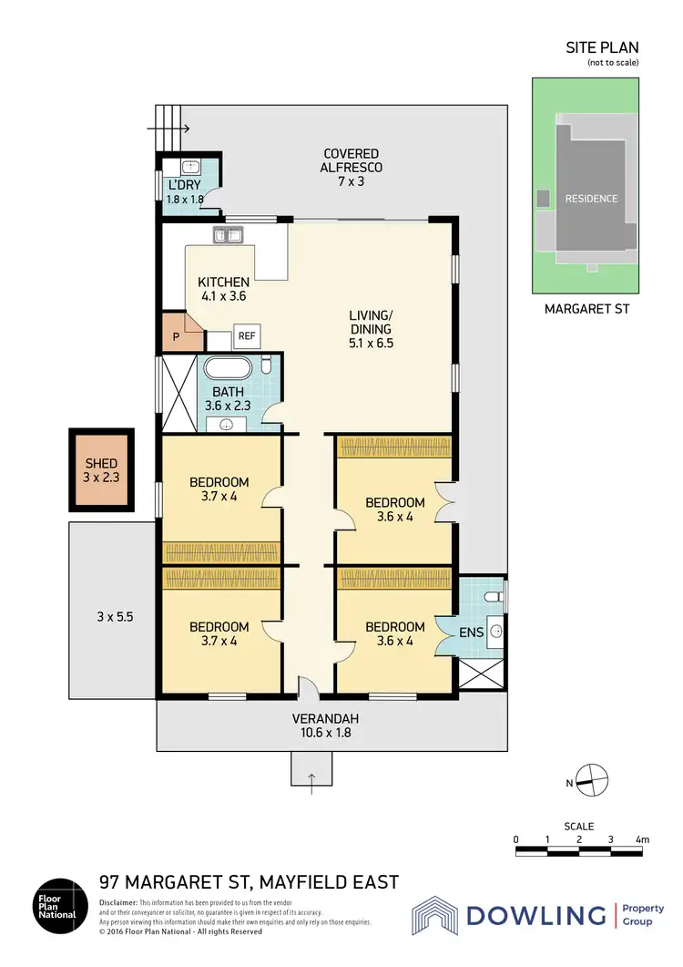 Floorplan of Homely house listing, 97 Margaret Street, Mayfield East NSW 2304