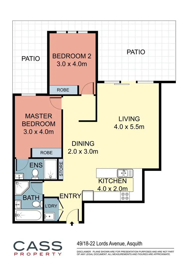 Floorplan of Homely apartment listing, 49/18-22 Lords Ave, Asquith NSW 2077