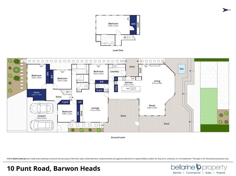 Floorplan of Homely house listing, 10 Punt Road, Barwon Heads VIC 3227