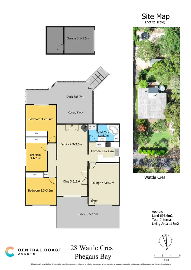 Floorplan of Homely house listing, 28 Wattle Crescent, Phegans Bay NSW 2256