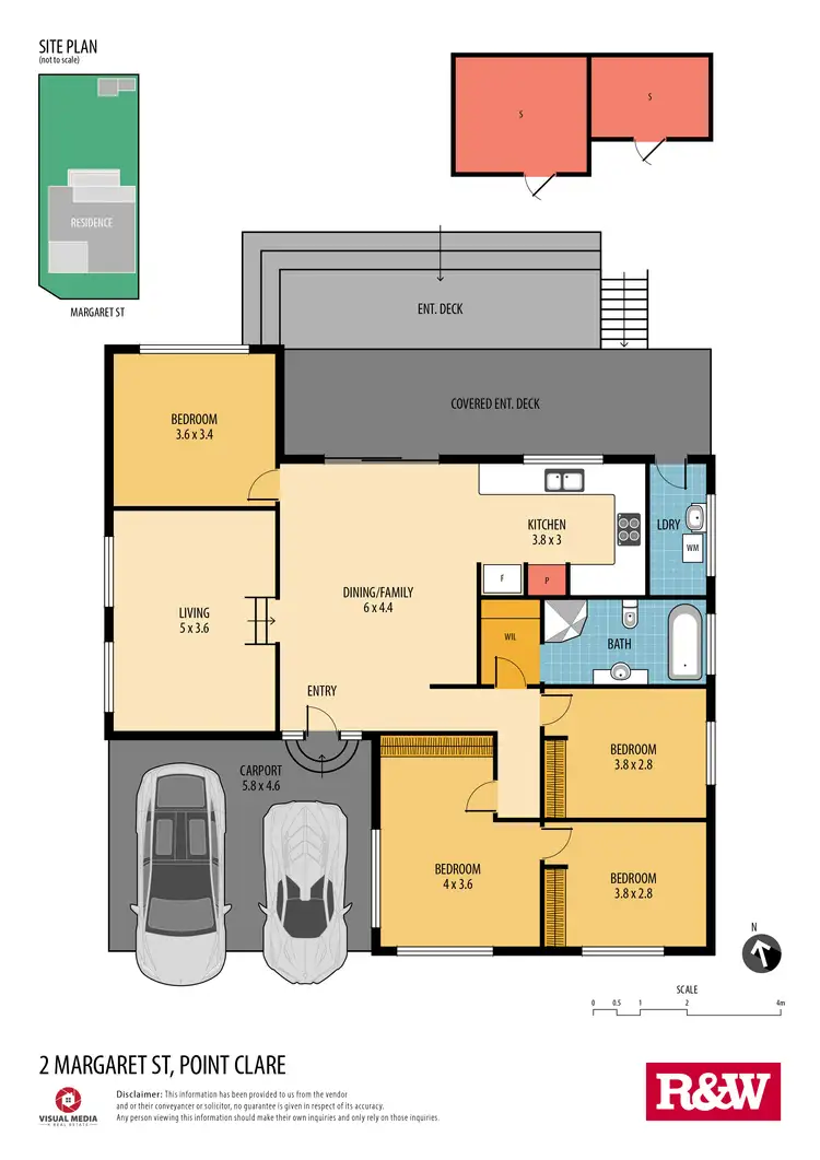 Floorplan of Homely house listing, 2 Margaret Street, Point Clare NSW 2250