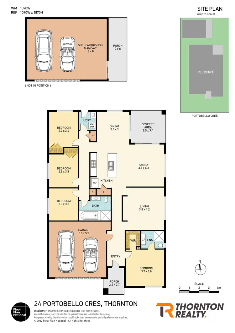 Floorplan of Homely house listing, 24 Portabello Crescent, Thornton NSW 2322