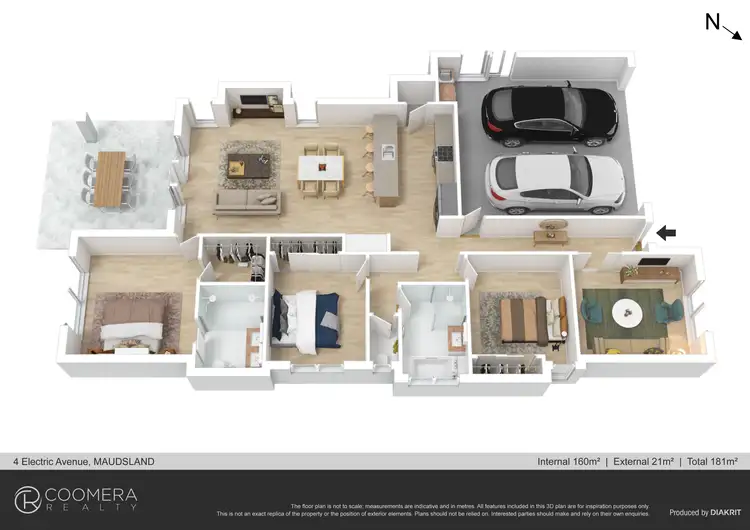 Floorplan of Homely house listing, 4 Electric Avenue, Maudsland QLD 4210